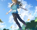 背景ありの一枚絵イラストを制作します 安心してお任せいただける丁寧な制作進行を心がけています。 イメージ6