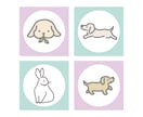 かわいい〇やさしいタッチの動物イラスト作成します SNSアイコンに〇やさしい〇ほっこり〇ゆるいタッチで イメージ3