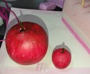 可愛らしいリンゴ作ります フェイクフルーツの手のひらサイズのりんごを作ります イメージ2