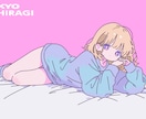 ポップでシンプルな可愛いイラスト描きます グッズ・SNSアイコン・配信背景・記念イラスト等に是非！ イメージ4
