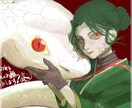 1枚絵イラストお仕立てします かわいい！ダーク。ご要望下さい イメージ2
