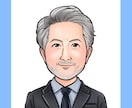 名刺・SNSに使えるビジネス似顔絵を作成します 顔出し不要でも信頼感が伝わるビジネス用似顔絵です！ イメージ8