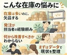 在庫データから余剰・欠品の改善余地を診断します 在庫低減余地と売り逃しの改善余地を見える化 イメージ2