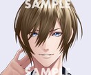 キレイ系男子のアイコン＆BUイラスト販売します SNSのアイコンやヘッダーにいかがですか。 イメージ1