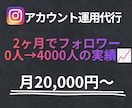 Instagram運用代行いたします 投稿画像作成のみもOK！アカウント丸ごと運用もOK！ イメージ1