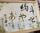 大切なお名前を心を込めて書かせて頂きます 素敵な名前の贈り物、しませんか？ イメージ1