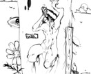 イラスト描きます 時代や流行に囚われないアングラテイストのイラストです イメージ5