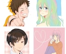 アニメ風のかわいいオリキャラSNSアイコン描きます あなたの顔になるアイコンを3～5日で作成します！ イメージ4