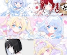 パッと目を惹くキラキラかわいいイラストお描きします ˗ˏˋ企業実績多数！ˎˊ˗|サムネ|返礼品・グッズ|1枚絵| イメージ8