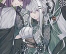 一枚絵、アイコン、動画用サムネなど作成します サムネ、アイコン、観賞用等の用途にイラスト作成します イメージ2