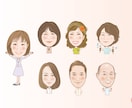 オリジナル似顔絵名刺・名刺作成致します 印象に残る似顔絵名刺がすぐお手元に届きます♪ イメージ6