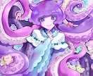 ご要望に沿った可愛いイラスト、描きます SNSアイコン、歌ってみたサムネイル等に！丁寧に仕上げます♪ イメージ2