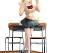 一枚絵、全身立ち絵キャラを描きます SNS、立ち絵、表紙、観賞用などご希望をかなえます イメージ4