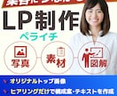 集客に繋がる文章と図解でペライチLP制作します ヒアリングで構成案から執筆・デザインまで！ イメージ1