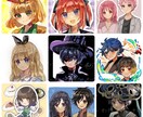 イラストオーダー　アイコン等お描きします かわいい絵柄で夢絵、アイコン、ヘッダー等お描きします！ イメージ4