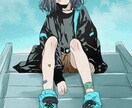 アイコンやヘッダー、配信用サムネなど描きます 可愛い or かっこいい女の子を描きます！！！ イメージ4