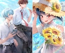一枚絵を制作します 誕生祭、記念イラストやスチル絵にもご活用いただけます イメージ4
