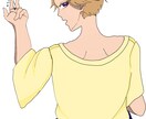 SNSやサイト、個人LINE用の1枚絵を作成します レオンとちくわの2人の絵を見てどちらかまた、両方を選べます！ イメージ3