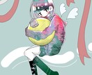 可愛い×儚さのあるイラスト描きます アイコンや配信、MV用イラストに是非！ イメージ4