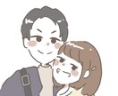 SNSアイコン・動画使用等！ゆる似顔絵作成します 写真からゆるっと似顔絵を作成！ご要望柔軟に対応致します！ イメージ2