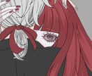 簡易匂わせ夢絵イラストオーダー受け付けております 「推しと自分の距離感を匂わせたい♡」という方におすすめです。 イメージ1