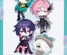 最短3日納品!デフォルメ・SD・ミニキャラ描きます 商用OK!企業実績あり!ハイクオリティイラストをお届け! イメージ3