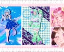 配信者様向け等身イラストを作成します 立ち絵、1枚絵、アイコンなんでもお任せください！ イメージ2