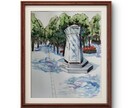 写真などをもとに風景画を描きます 写し取るだけでない滲みボカシを活かした風景画を描きます。 イメージ6