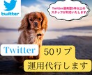 twitterで毎日30リプライを運用代行します リプライをアクティブユーザーに向け"手作業"でお送りします イメージ1