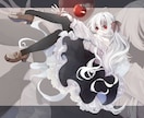 可愛い女の子のイラスト、キャラデザ描きます Vや歌ってみた動画などにイラストが欲しいかた！ イメージ3