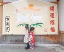 神社などにお伺いして想い出のお写真を撮影します 1時間で100枚のお写真をお渡しします。ショート動画も！ イメージ1