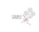 お洒落な手描きブーケのアイコンを製作します 〜世界に一つだけの花束デザイン〜 イメージ4