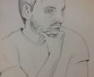 似顔絵を描きます シャーペンや鉛筆を使ってシンプルに似顔絵を描きます イメージ3