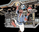 印象に残る切り絵イラストお描きします 絵本，御朱印帳，ポスターにひと味違う切り絵でパッと目立つ イメージ7