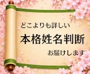 一生のお守り☆本格姓名判断占いします 本質・性格・運命からあなただけの開運のコツを徹底解説 イメージ1