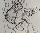 あなたの料理をオリジナルイラストにしますます メニュー・ロゴ・ポスター等に個性あふれるオリジナルデザインを イメージ1