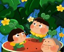 可愛い着ぐるみを着せたイラストを描きます お子さんに着ぐるみを着せたイラストを一緒に作成しませんか？ イメージ1