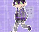 ポップ可愛いカートゥーン風イラスト描きます 可愛くポップ!グッズなどにも! イメージ1