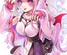 病みかわイラスト制作します MVイラストから立ち絵、アイコンを病みかわいく描きます！ イメージ2