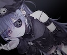 sns用のアイコンや動画用のイラストをお描きします ちょっぴりダークで綺麗なイラストをお求めの方に！ イメージ2