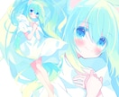 ほんわかイラスト制作します 丁寧に制作します！歌ってみた動画などにも！ イメージ3