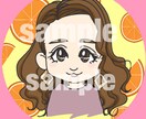 かわいいマンガタッチの似顔絵アイコンかきます 似顔絵作家が描く！目を引くアイコン イメージ2