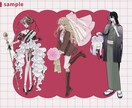 trpg・配信などに！おしゃれな立ち絵製作します フリル、装飾、美人が得意です！ イメージ2