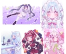 最短7日！きらきらかわいいイラスト制作します ♢一枚絵・ミニキャラ・衣装デザイン・アイコンなど♢ イメージ10