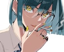 かっこいい系の女子を描いてます アニメ塗りに近いシンプルで飽きない塗り方 イメージ1