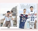 スポーツ雑誌ナンバー風／プロフィールブック作れます スポーツ好き夫婦・スポーツ観戦が趣味な夫婦を応援します！ イメージ1
