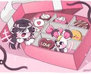 小さくかわいいまめめちびイラストを描いています 配信者向けのイラスト！スタンプやグッズ用として使えます! イメージ10