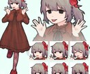 華やかで見栄えのするイラスト制作します ＊TRPG立ち絵、SNSアイコン、グッズ用など柔軟に対応可 イメージ6