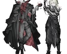 キャラクターの立ち絵やデザインを制作をいたします TRPG、オリジナルキャラクター、創作など イメージ4