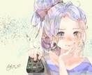 1月限定価格！世界でひとつ❤︎のアイコン等描きます 動画用、CDジャケ、表紙、挿絵、広告イラストなどお気楽に！ イメージ2